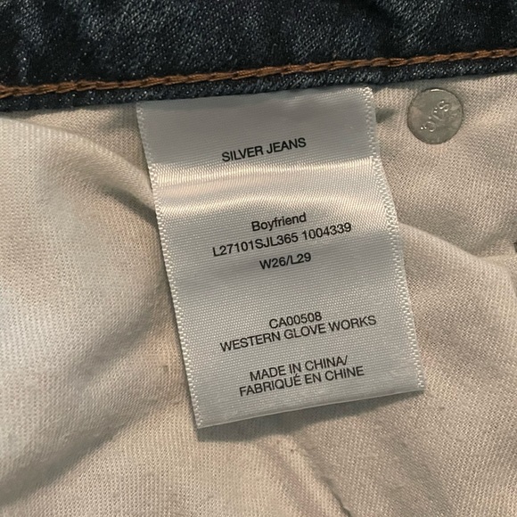 Silver Boyfriend Jeans - Picture 5 of 7